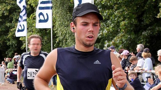 Andreas Lubitz, en una carrera en 2009