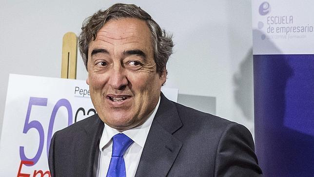 El presidente de la CEOE, Juan Rosell