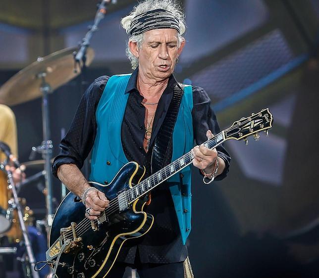 Keith Richards, en un concierto reciente de los Rolling Stones