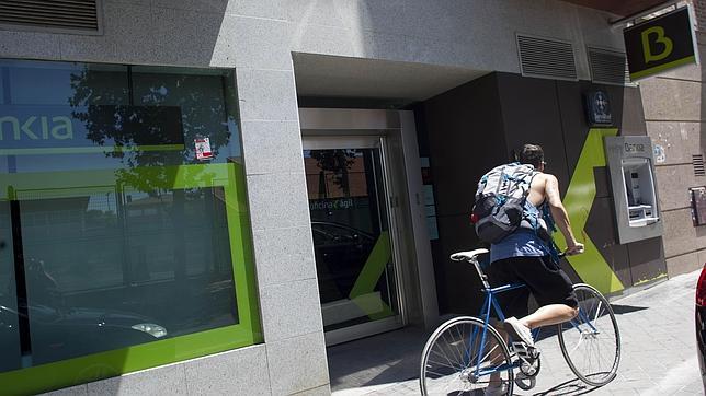 En la imagen, una de las oficinas de la entidad bancaria