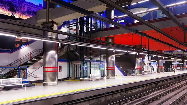 Interior del metro de Madrid