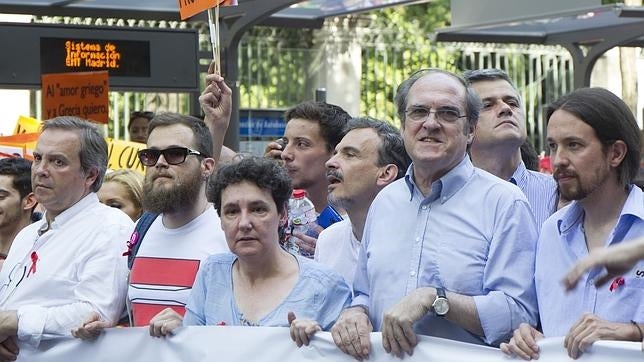 Líderes de Podemos y PSOE, juntos el pasado mes de julio en Madrid