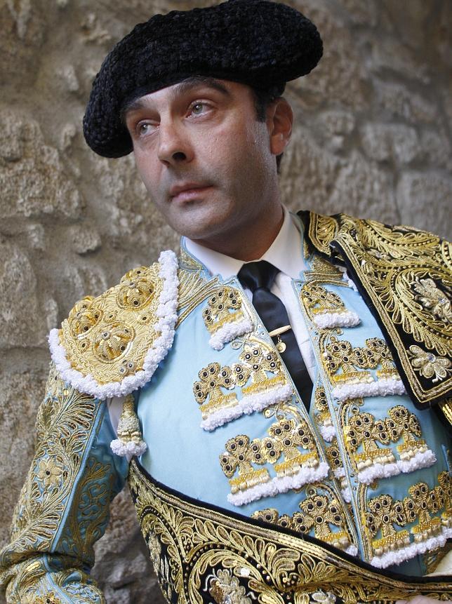 Enrique Ponce, en el patio de cuadrillas de Pontevedra
