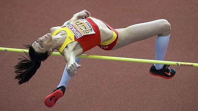 Ruth Beitia en acción
