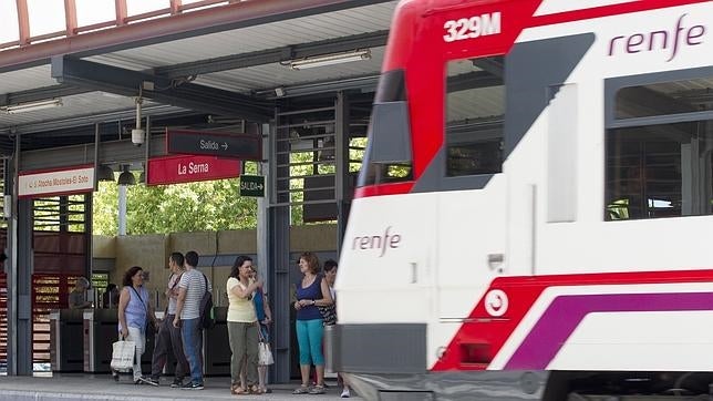 Estación de cercanías de La Serna, en Fuenlabrada, Madrid