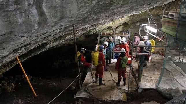 Excavaciones en la Sima de los Huesos