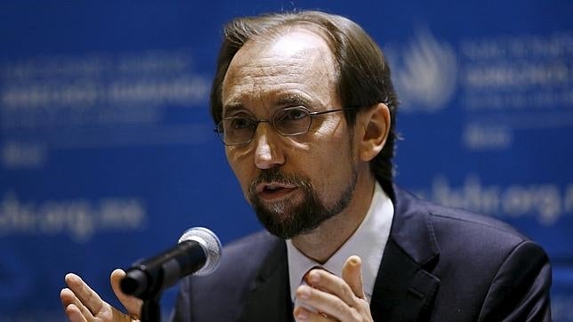 El alto comisionado de la ONU, Zeid Ra'ad Al Hussein