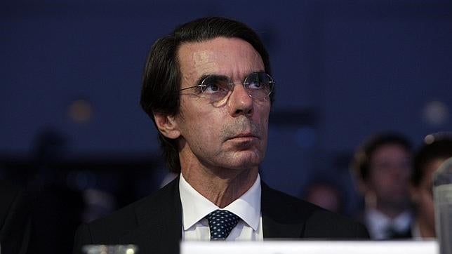 El expresidente del Gobierno español José María Aznar durante el XII Encuentro Nacional de Empresarios