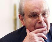 J. Pérez de Cuéllar, ex secretario general de la ONU, durante la entrevista. Chema Barroso