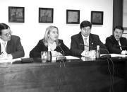 Un momento de la presentación del proyecto en la Consejería de Industria