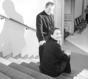 Peter Stein y Maddalena Crippa, fotografiados en Málaga. EFE