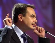 José Luis Rodriguez Zapatero durante su intervención en la convención autonómica del PSOE