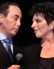 Liza Minnelli con su ya cuarto ex marido, David Gest