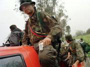 Guerrilleros de las FARC en la región selvática del Cauca EPA