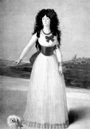 ABC Retrato de la Duquesa de Alba, de Goya, incluido en la muestra del Prado