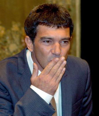Antonio Banderas, ayer, tras recibir la distinción en su tierra natal
