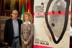 FELIPE GUZMÁN Javier Martín-Domínguez y Maribel Montaño, ayer en la presentación de la programación