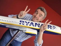 El máximo responsable de la compañía, Michael O'Leary anunció esta semana nuevas rutas aéreas de Ryanair en Italia. / Archivo