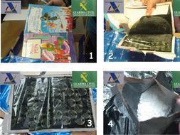 Intentan introducir casi un kilo de cocaína en pastas de libros infantiles