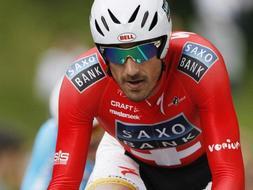 Fabian Cancellara, durante la contrarreloj final./REUTERS