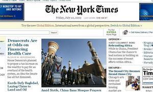 The New York Times se plantea cobrar por su edición digital