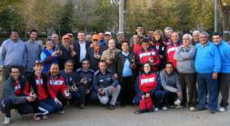 Encuentro de aficionados a la petanca de ocho municipios