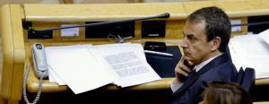 El presidente del Gobierno, ayer, en el Senado