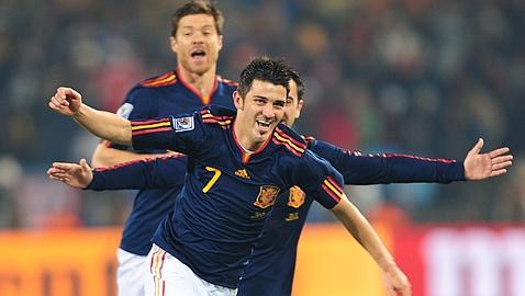Villa se convierte en el máximo goleador de España en mundiales