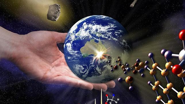 El meteorito que sembró la vida en la Tierra