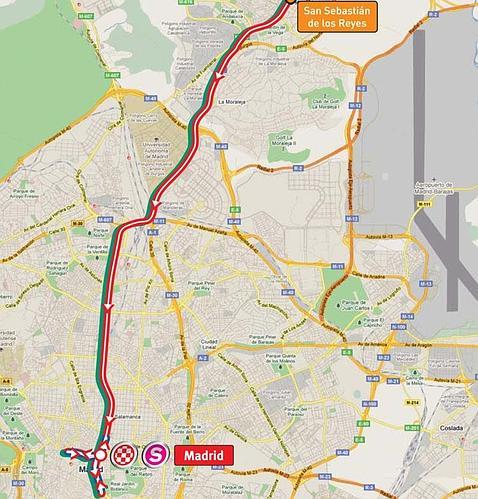La Vuelta corta el centro de Madrid