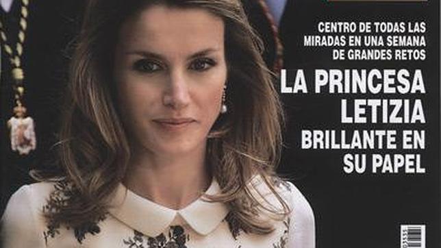 Doña Letizia, sobresaliente en su papel como Princesa