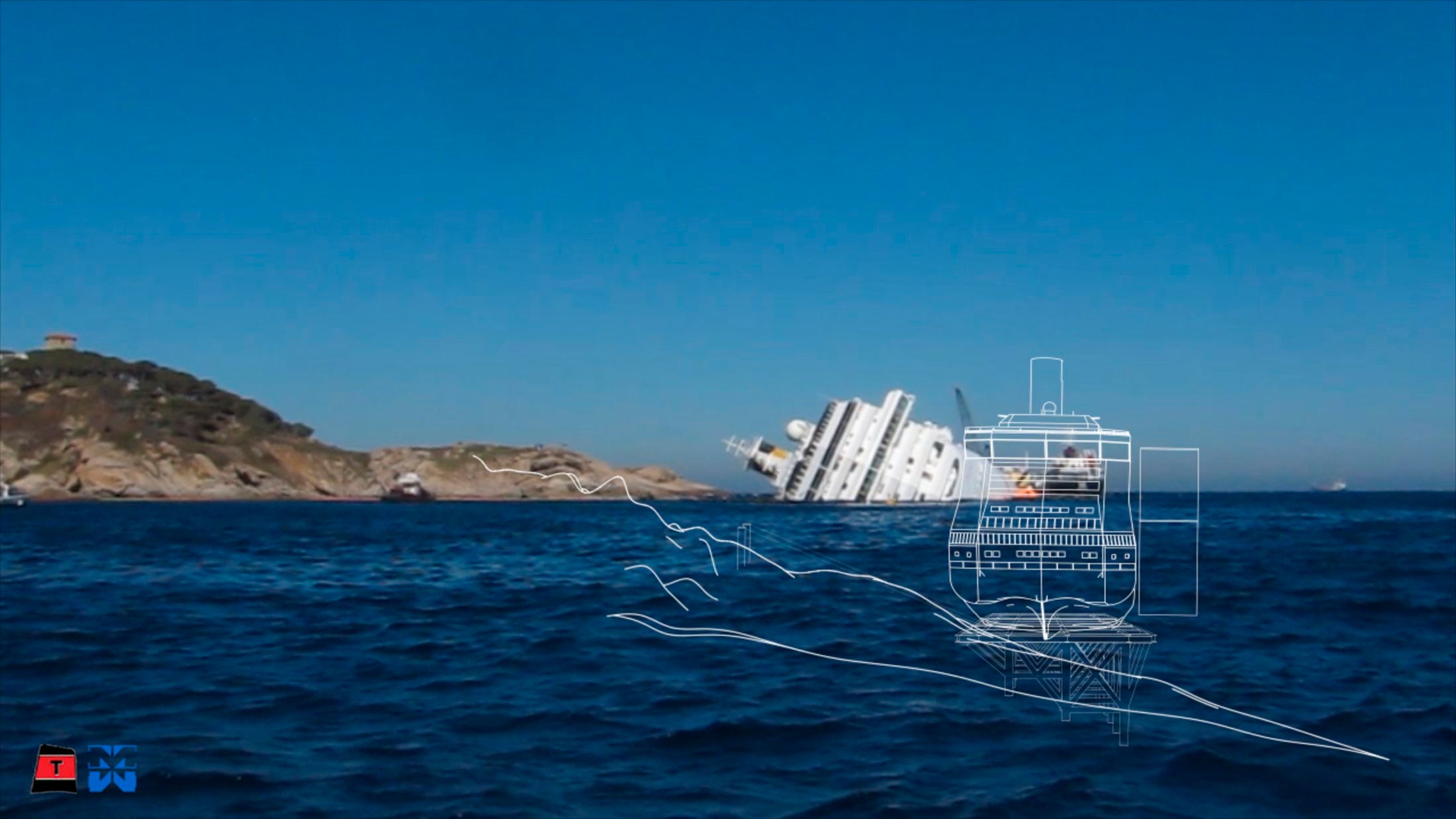 La «titánica» operación para reflotar el «Costa Concordia»