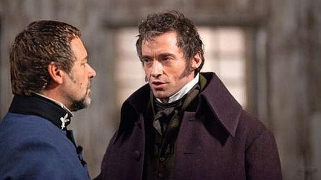 Hugh Jackman y Russell Crowe, cara a cara en las nuevas imágenes de «Los Miserables»