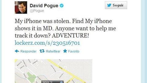 Encuentra su iPhone gracias a Twitter
