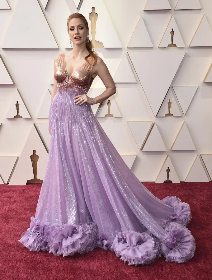 Jessica Chastain - Las mejor vestidas de los Oscar 2022