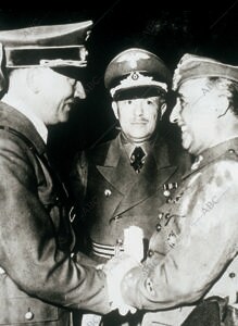 Despedida de Hitler y Franco en Hendaya