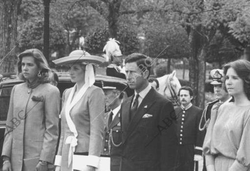 The Then Prince Of Wales Was Visiting Palacio Del Pardo.