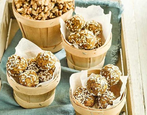 Bolitas energéticas de carrot cake y nueces