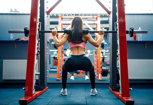 Sentadilla en multipower