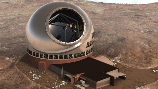 La construcción del telescopio está paralizada judicialmente, porque los indígenes de Maunakea consideran al lugar donde se levantará como una zona sagrada