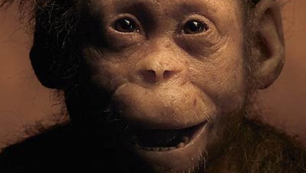 La pequeña «Selam», en una recreación de National Geographic