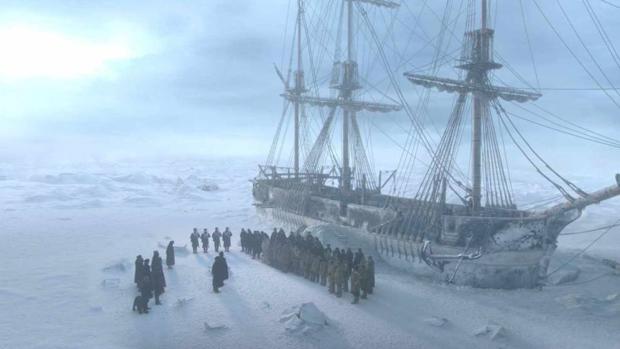 Fotograma de «The Terror», serie de ficción ambientada en la tragedia de la expedición de sir John Franklin