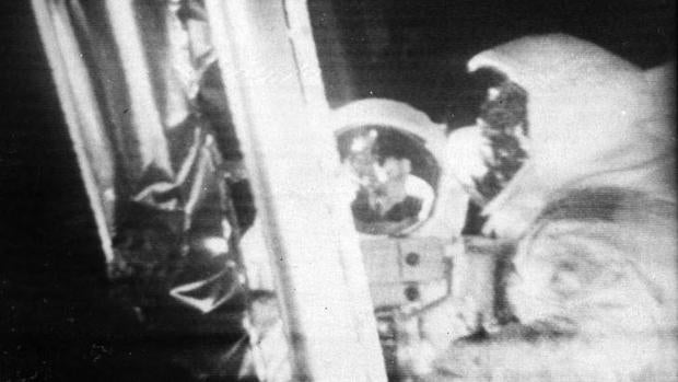 Señal original transmitida desde la Luna, en formato SSTV