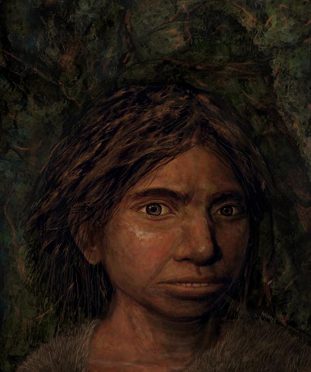 Primer retrato de una niña denisovana