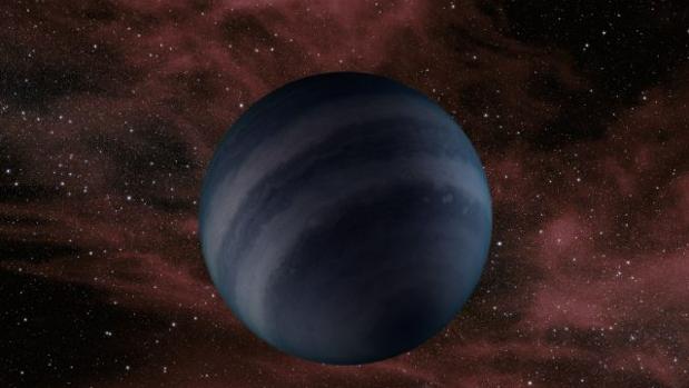 Representación de una enana marrón, un objeto similar a una enana negra, un objeto teórico que causará el último tipo de explosión del universo, según un investigador