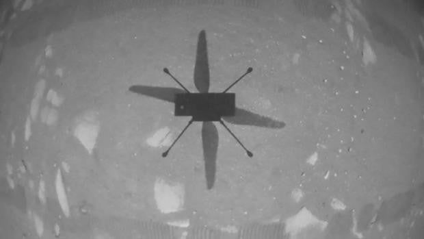 Histórico: el helicóptero Ingenuity de la NASA realizó su primer vuelo en Marte