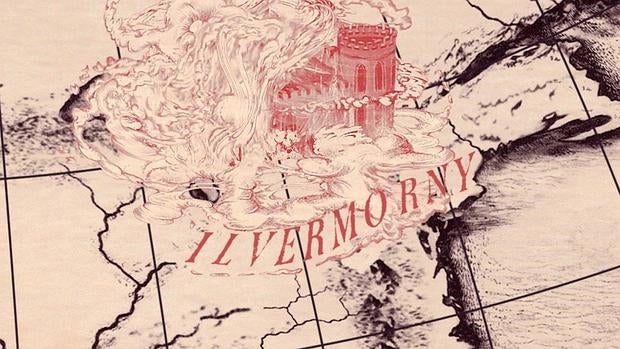 Mapa de la academia de magia americana Ilvermorny