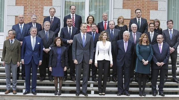 Los Reyes, junto con los representantes de la España plural vinculada con Cervantes