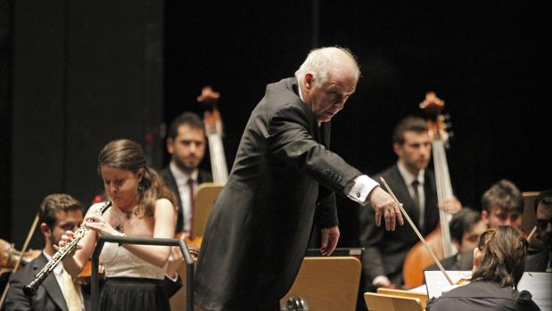 El director de orquesta Daniel Barenboim en Sevilla