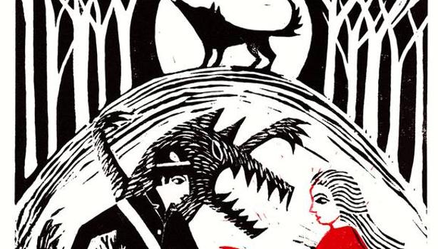 Detalle de una ilustración de Corinna Sargood para una edición de cuentos de Angela Carter publicada en Estados Unidos